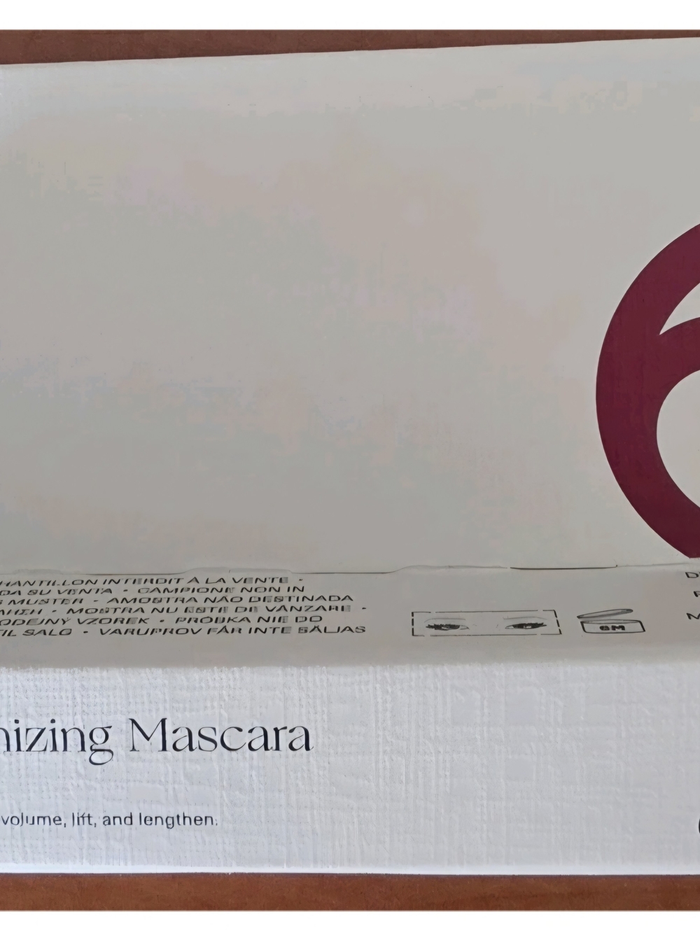 Rare Beauty Mascara in White and Burgundy Packaging
